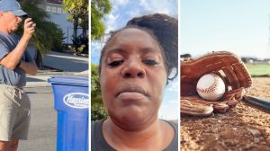 retired neighbor (l) woman shares single mom struggles (c) baseball equipment (r)