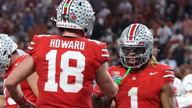 Will Howard and Quinshon Judkins at Ohio State