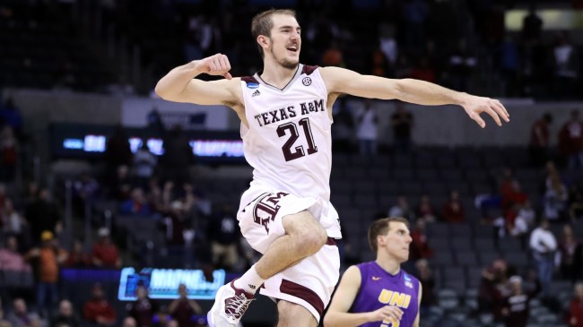 Alex Caruso during Texas A&M vs Northern Iowa in 2016