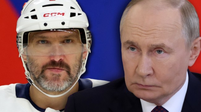Alex Ovechkin and Vladimir Putin