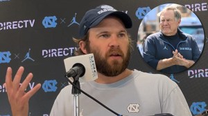 Brian Belichick North Carolina UNC Defensive Coordinator Call Plays Football Bill Belichick Defense