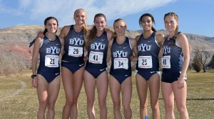 BYU cross country sports bra spandex clothing uniform LDS Church Mormon modest dress rules
