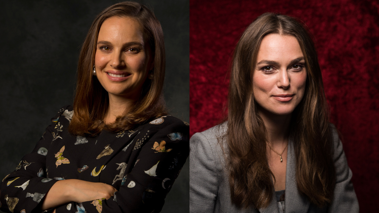 Celebrity lookalikes Natalie Portman and Kiera Knightley
