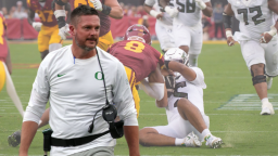 Oregon Football Coach Dan Lanning Admits Dante Moore’s Mistake After Trashing USC