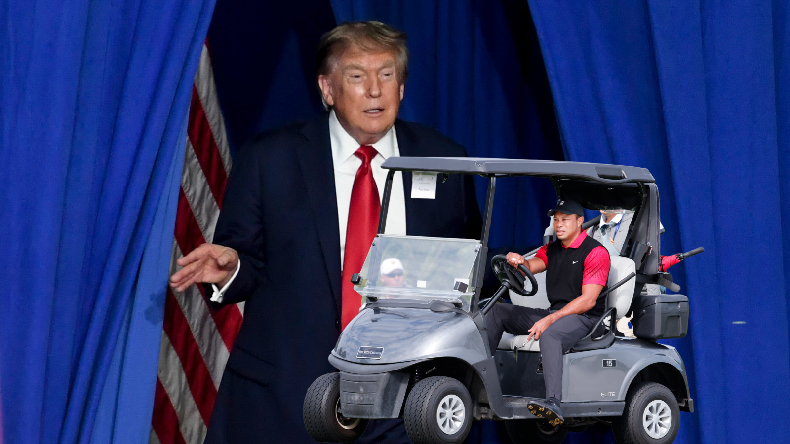 Trump Comments On Tiger Woods' License Suspension