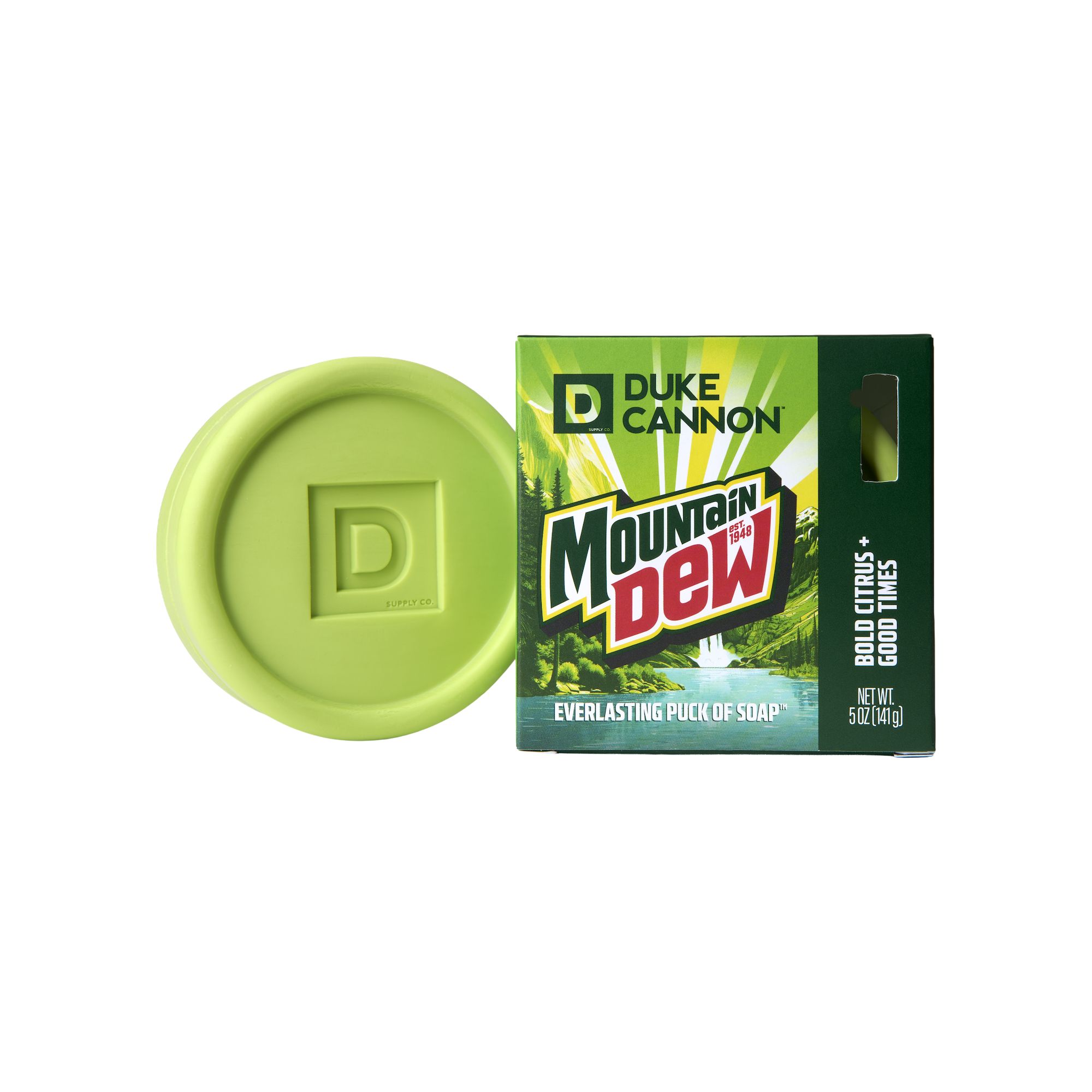 Mountain Dew Soap Puck - Mountain Dew 5oz