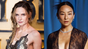 Rebecca Ferguson And Greta Lee Starring In A Lesbian Rom-Com; Video From The Set Shows Them Shooting Intimate Scenes