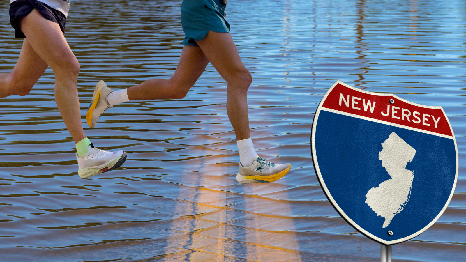 Extreme Flooding Hit A Half-Marathon In New Jersey But The Race Carried On With Runners In Waist-Deep Water Extreme Flooding Hit A Half-Marathon In New Jersey But The Race Carried On With Runners In Waist-Deep Water