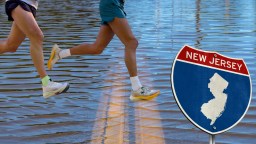 Extreme Flooding Hit A Half-Marathon In New Jersey But The Race Carried On With Runners In Waist-Deep Water