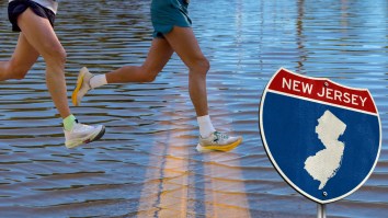 Extreme Flooding Hit A Half-Marathon In New Jersey But The Race Carried On With Runners In Waist-Deep Water