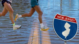 Half-marathon in Paramus, New Jersey hit with flash flood waters