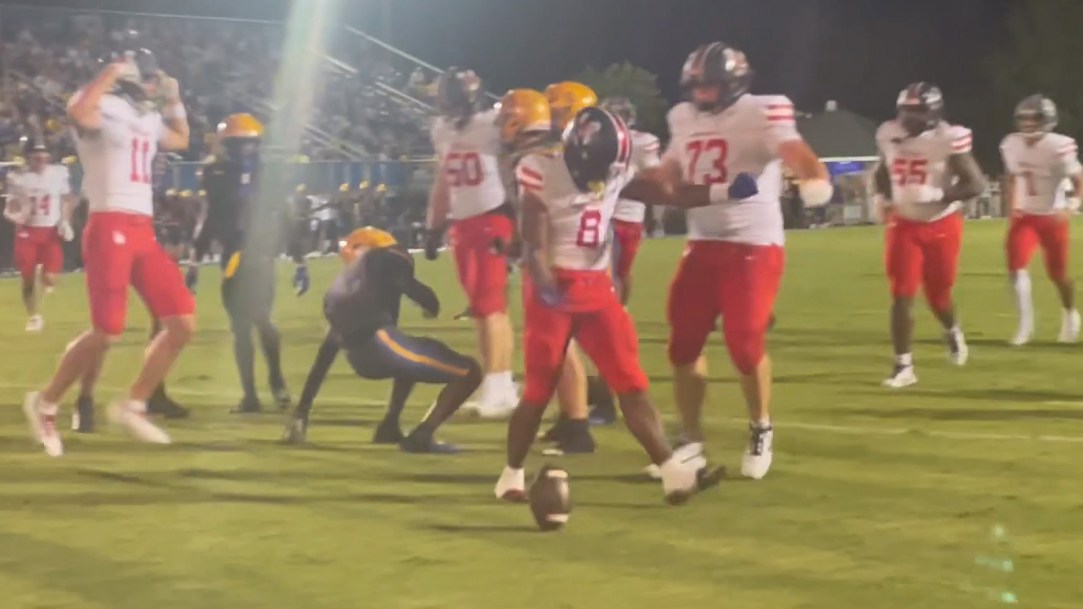 Georgia high school football sheldon atchison ejected suspended celebration rules