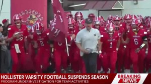 Hollister High School football california investigation head coach leave why cancel season
