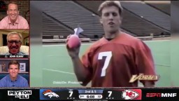 Eli Manning Trying To Beat John Elway’s Record For ‘Throwing A Football The Farthest’ Was The Highlight Of ‘MNF’
