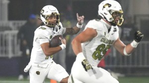 Julian lewis effort care attitude run out of bounds frist down colorado football