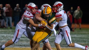Massachussetts High School Football Game Ends With Rare Fumbled Spike As Rules Create Quarterback Problem