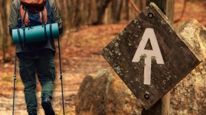 Man hiking Appalachian Trail