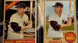 Two Completely Different Mickey Mantle Cards Sold For The Exact Same Price After Fetching More Than $75K
