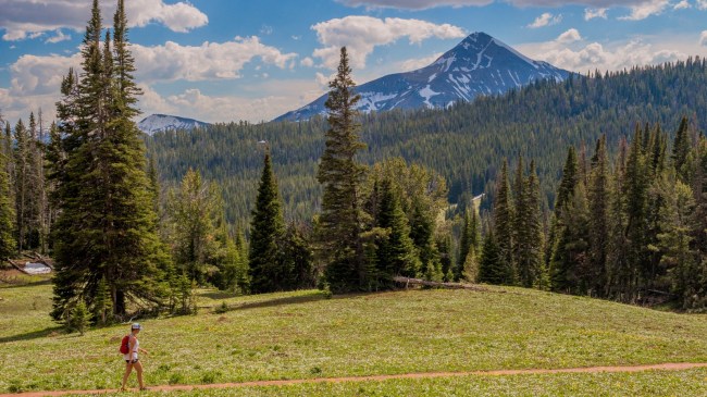 Hiker in Montana