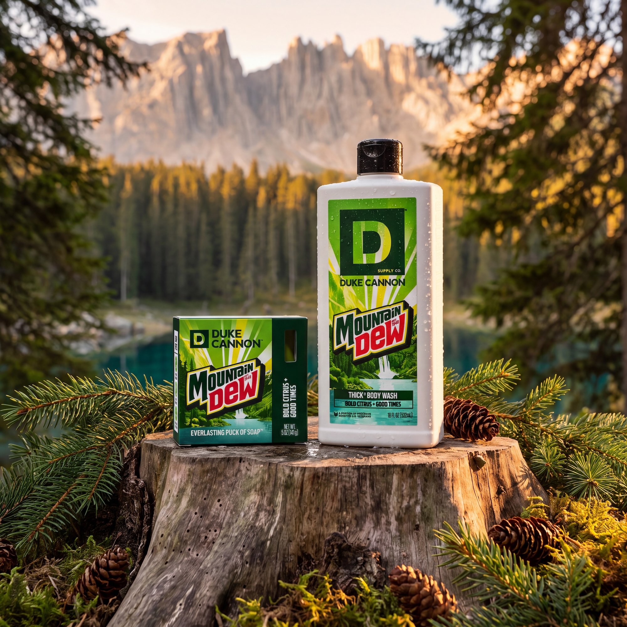 Duke Cannon Body Wash - Mountain Dew