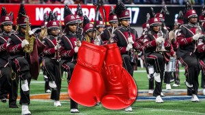 North Carolina Central Sound Machine Marching Band Fight Brawl North Carolina A&T HBCU