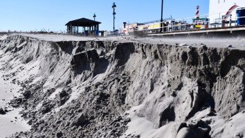 Nor’easter Erases New Jersey Beach Town’s $20 Million Restoration Project Less Than A Month After It Was Finished