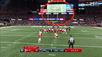 The Patriots Seemingly Created An Optical Illusion On Their Stadium’s Big Screen To Throw Off Opposing Team’s Kicker For Over A Decade