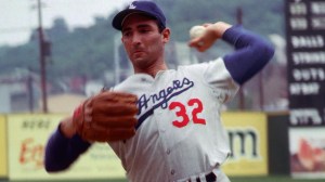 Dodgers pitcher Sandy Koufax