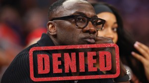 Shannon Sharpe under DENIED stamp
