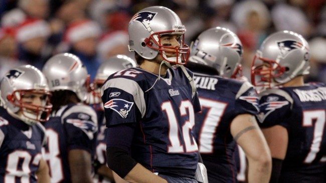 Tom Brady and the Patriots in 2007