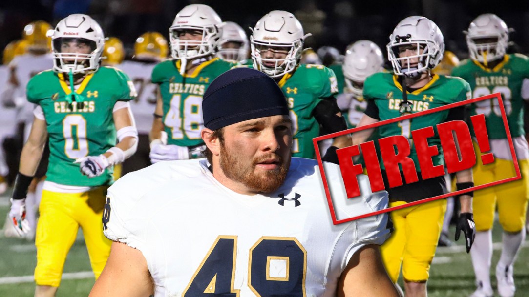 Tyler Plantz fired providence catholic high school football illinois why