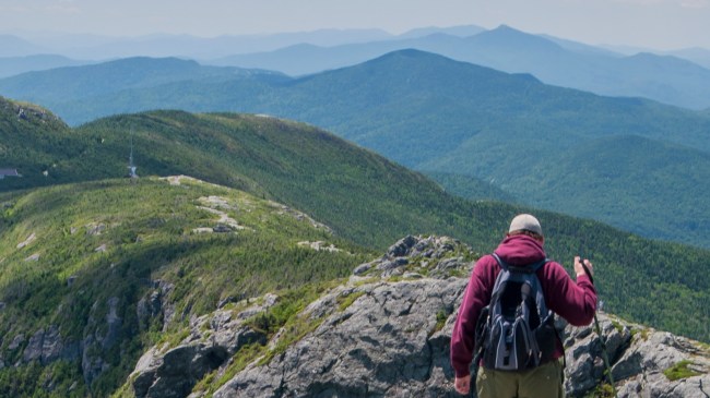 Hiker in Vermont