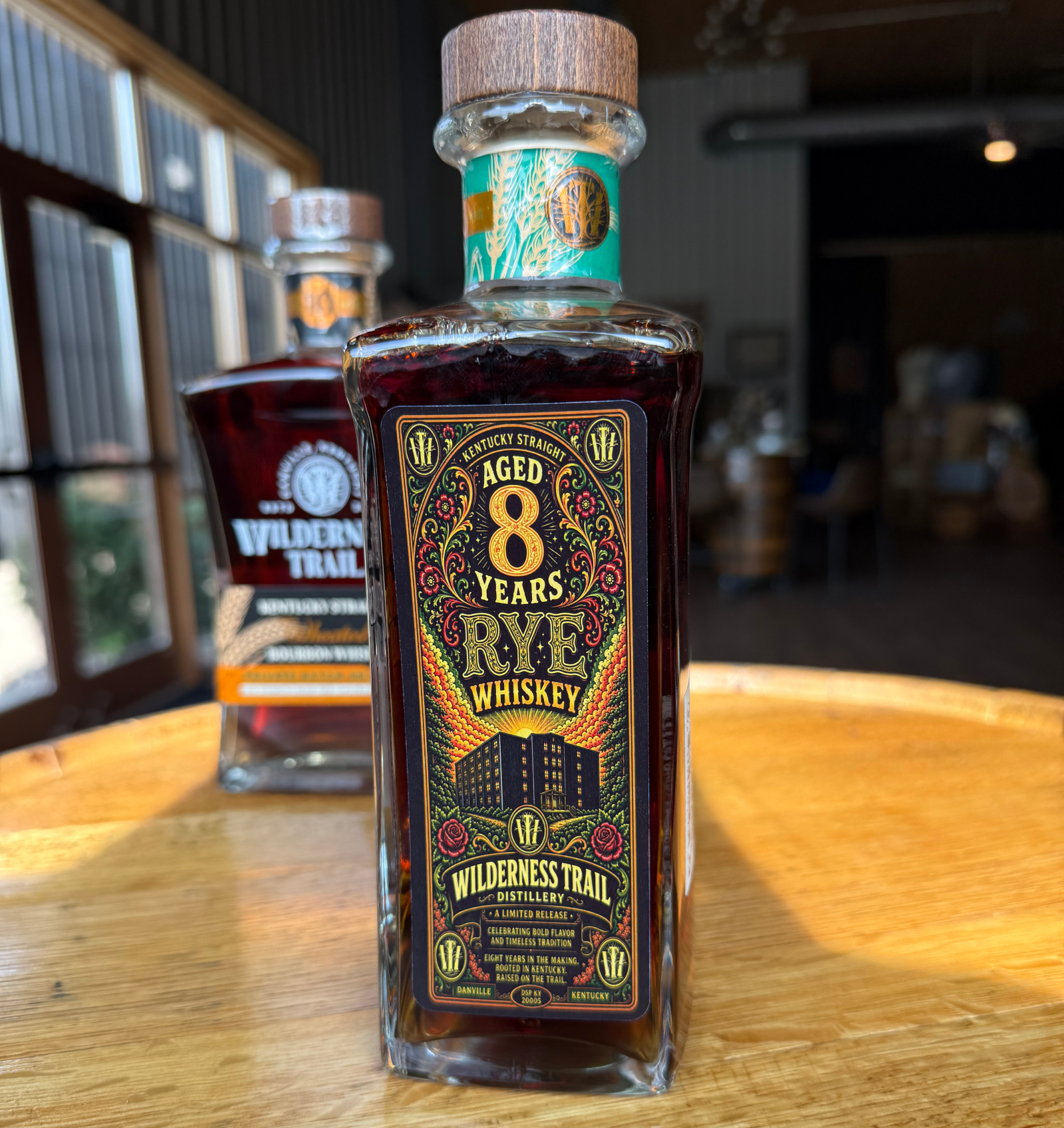 Wilderness Trail Distillery 8-year-rye whiskey release