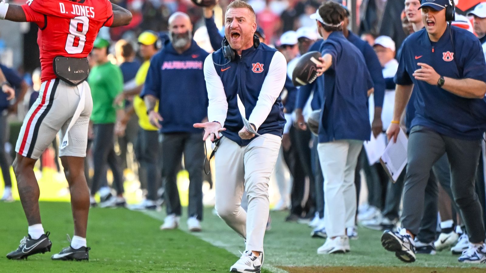 Alex Golesh Postgame Speech Leaks After Auburn’s Upset Victory Over Top-Ranked Georgia Alex Golesh Postgame Speech Leaks After Auburn’s Upset Victory Over Top-Ranked Georgia