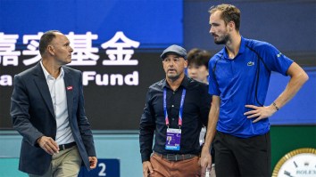 Umpire Disqualifies Daniil Medvedev From China Open Semifinal After He Hits Fan In Face With Ball
