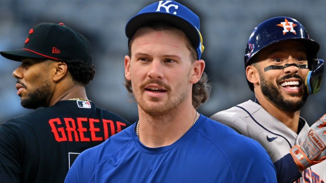 Hunter Greene, Bobby Witt Jr. amd Carlos Correa