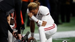 Never-Before-Seen Footage Shows Nick Saban Benching Jalen Hurts For Tua Tagovailoa At Halftime During 2017 Natty