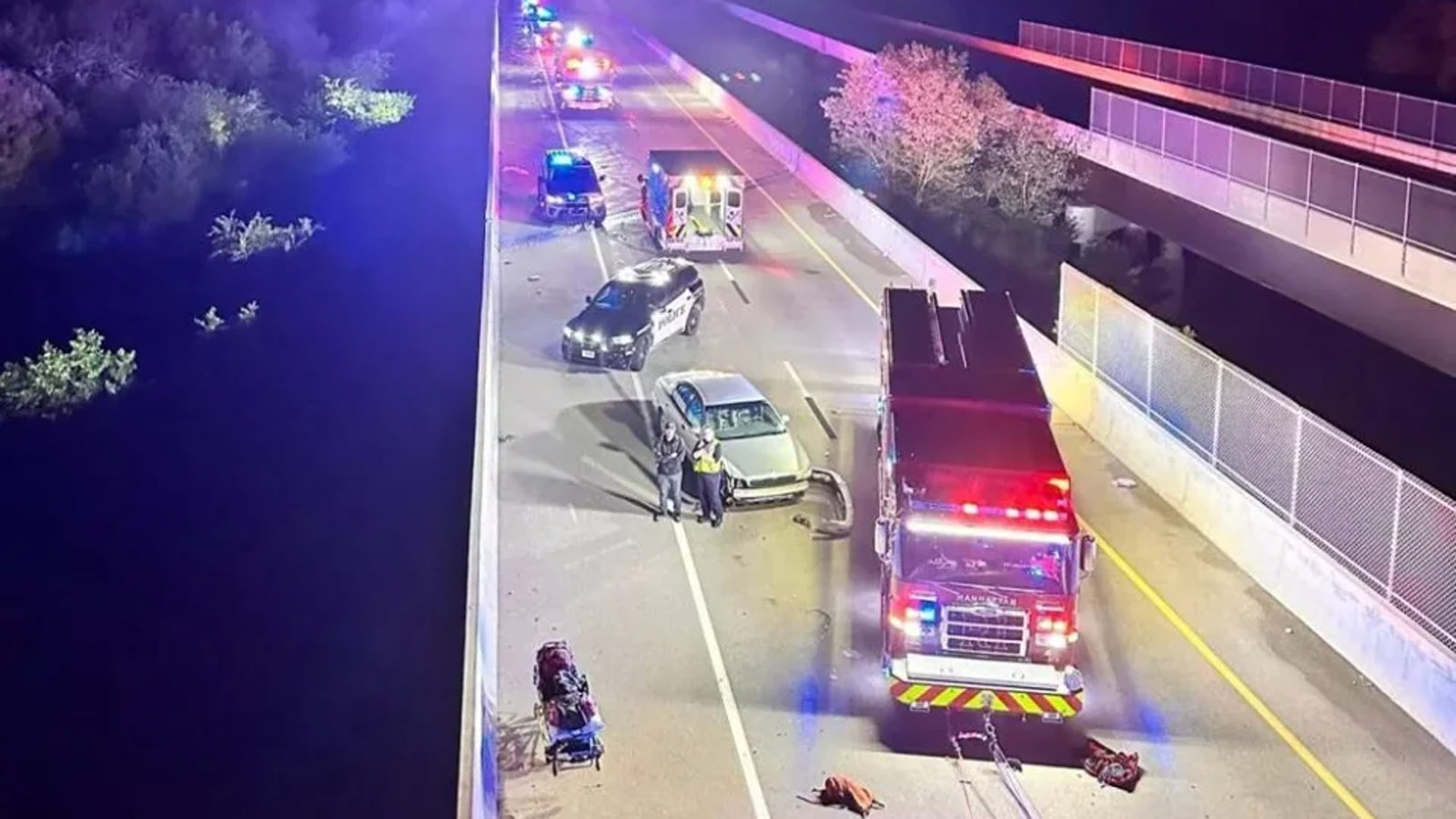 Student Survives 70-Foot Fall During Crash Student Survives 70-Foot Fall During Crash