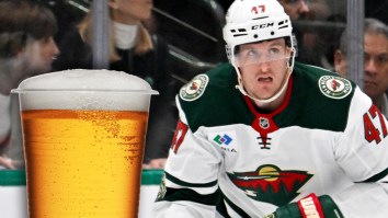 Minnesota Wild Winger Slips Fan Cash After Knocking Over His Beer During Pregame Warmup