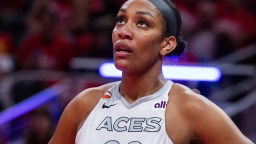 A’ja Wilson’s Mom Trolls Indiana Fever With ‘Love Beats Hate’ Sign, Then Gets Angry When She’s Asked About It
