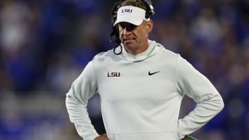 Lane Kiffin Gets Disrespected By Kentucky Fans On The Field After LSU’s Embarrassing Upset Loss