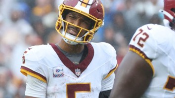 Jayden Daniels’ Embarrassing Brain Fart Costs Washington Chance To Win Game Vs NY Giants In Overtime
