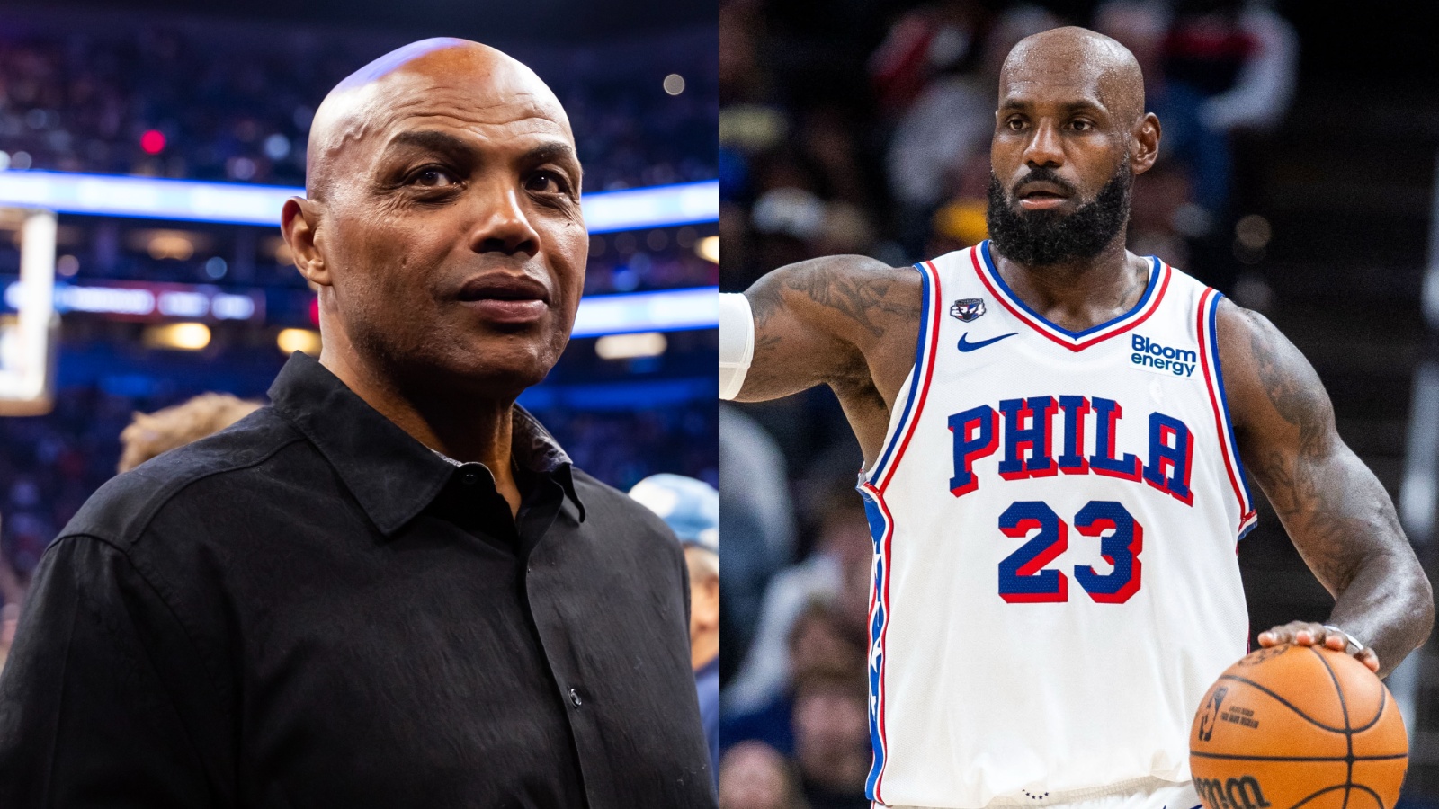 Charles Barkley and LeBron James.
