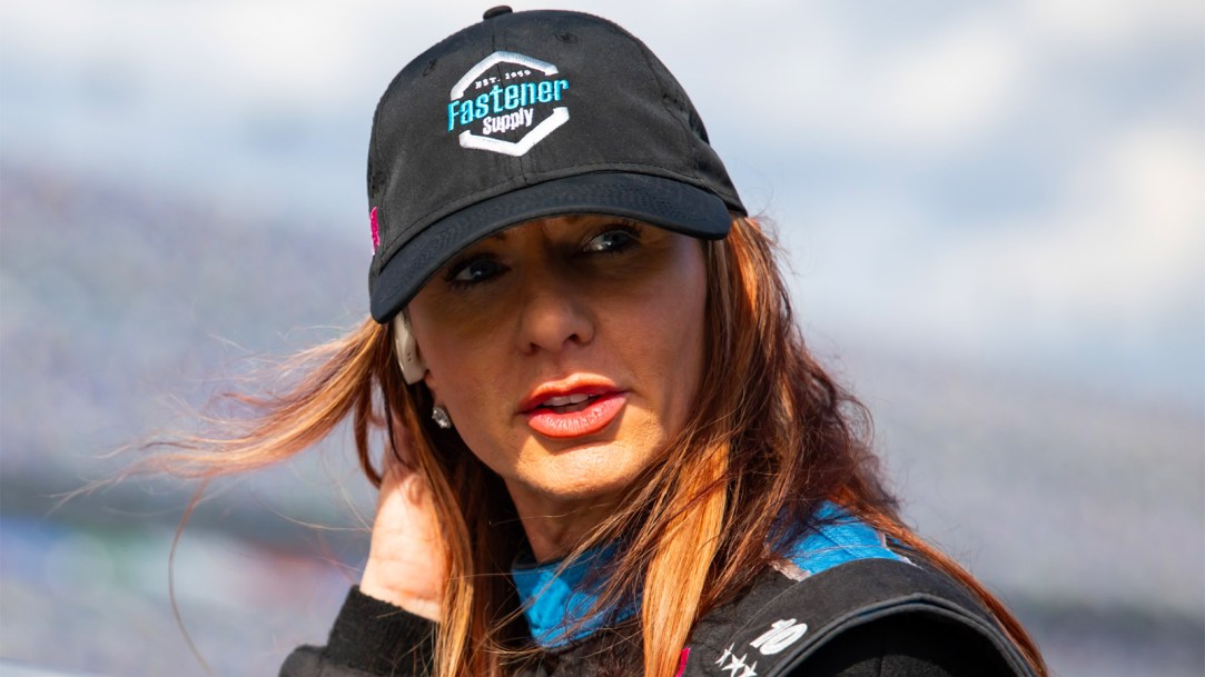 NASCAR-Truck-Series-driver-Jennifer-Jo-Cobb-during-Fresh-From-Florida-250