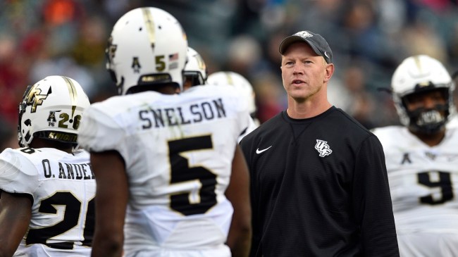 UCF coach Scott Frost in 2017