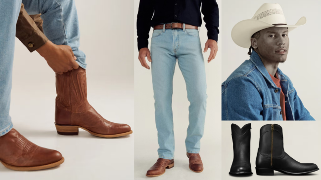 Tecovas boots, hats and jeans