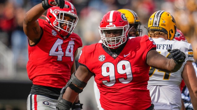 Travon Walker and Jordan Davis at Georgia