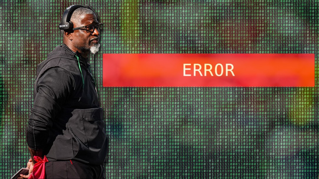 Aaron Glenn halftime interview jets coach fired livestream cut black explanation