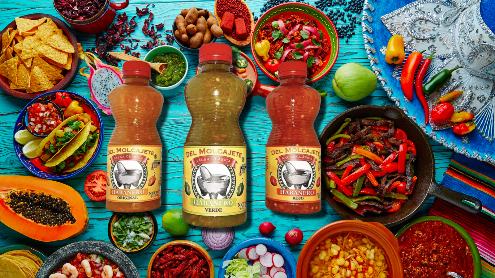 Del Molcajete Habanero hot sauce 