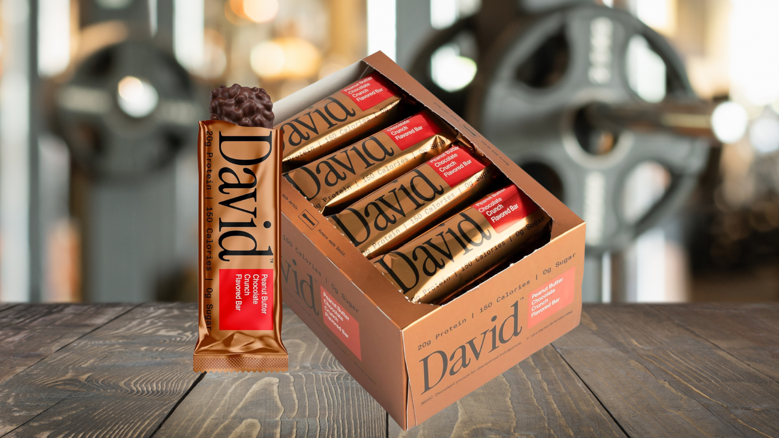 Best protein bars ranked David Crunch peanut butter